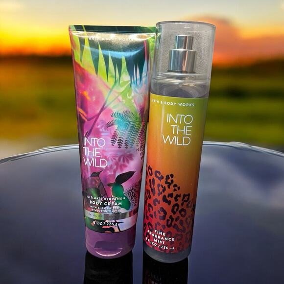 Bath & Body Works Into the Wild Fragrance Mist & Ultimate Hydrate Body Cream x2 - Picture 10 of 10